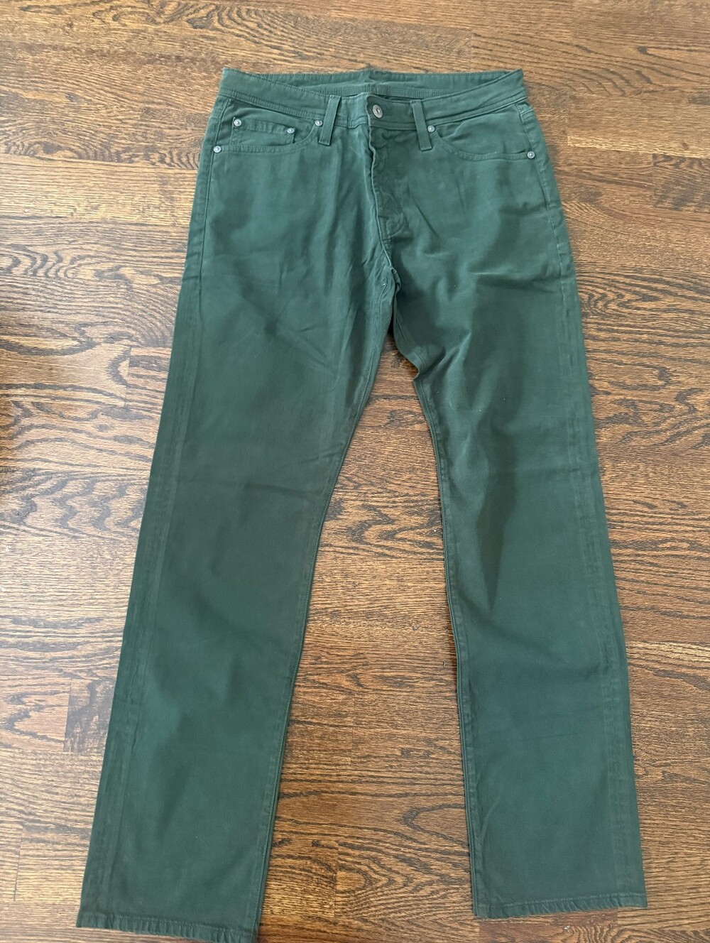 NWOT AD Grafuate Forest Green Classic Straight Pants